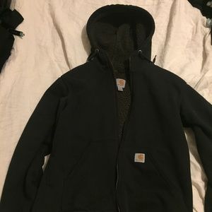 Carhartt Men's Hooded Zip Front Sweatshirt - Small